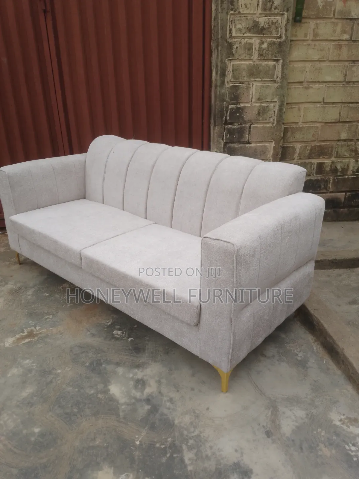 Three Seater Fabric Sofa