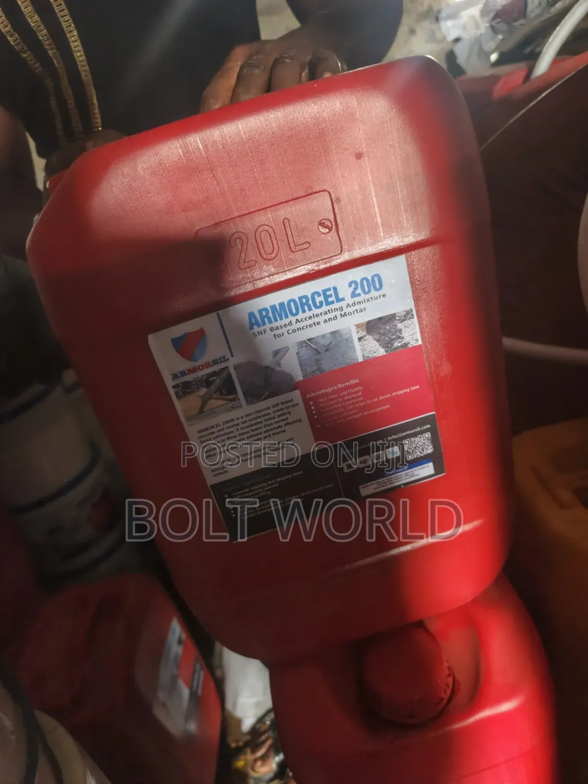 Armorcel200 SNF Accelerating Admixture for  Concrete Mortar 20l