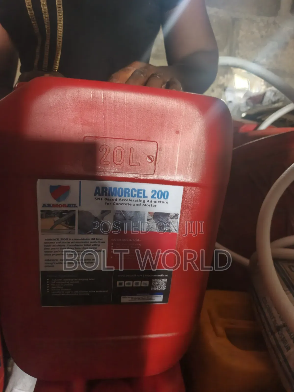 Armorcel200 SNF Accelerating Admixture for  Concrete Mortar 20l