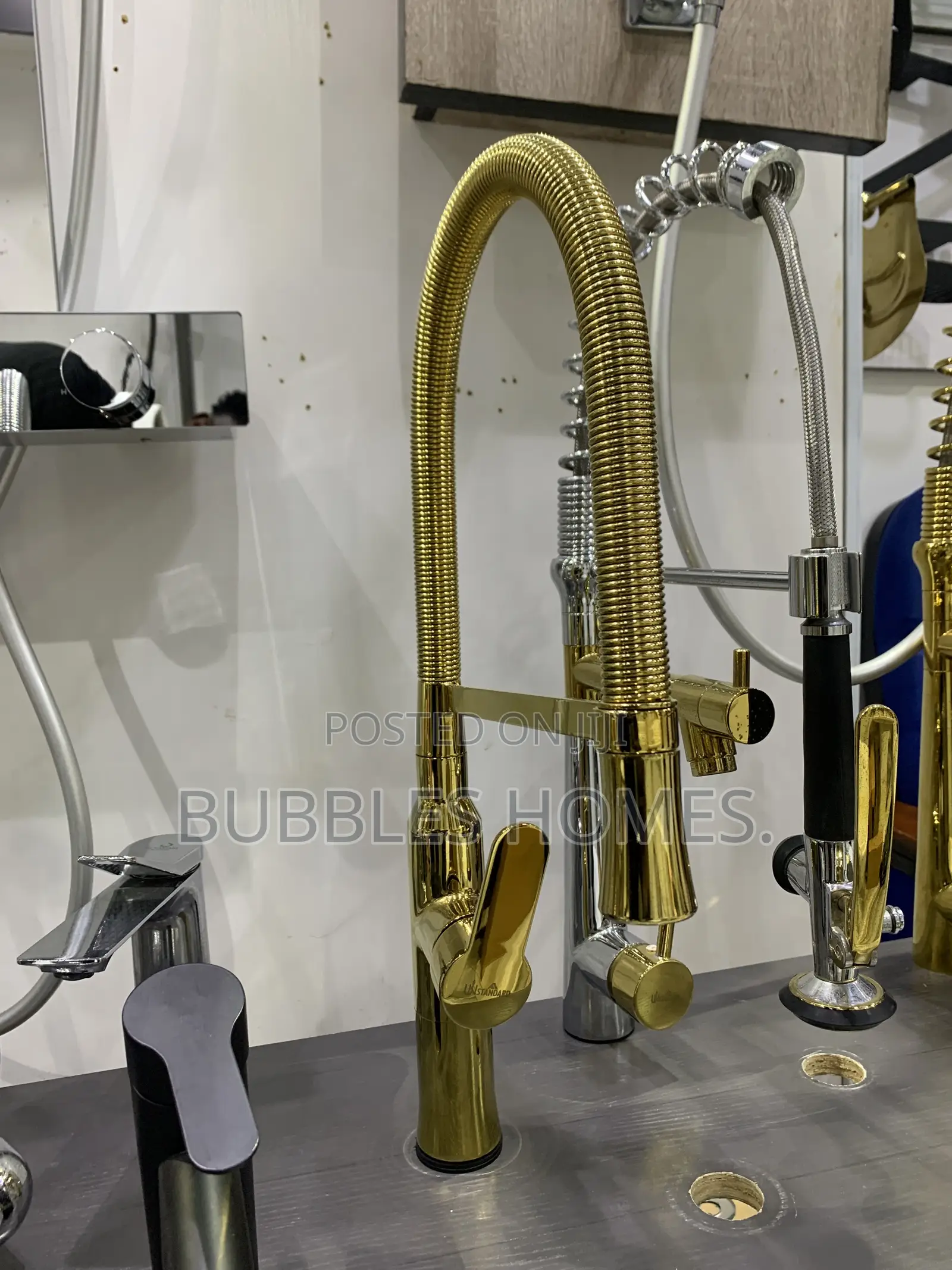Gold Chain Mixer Tap