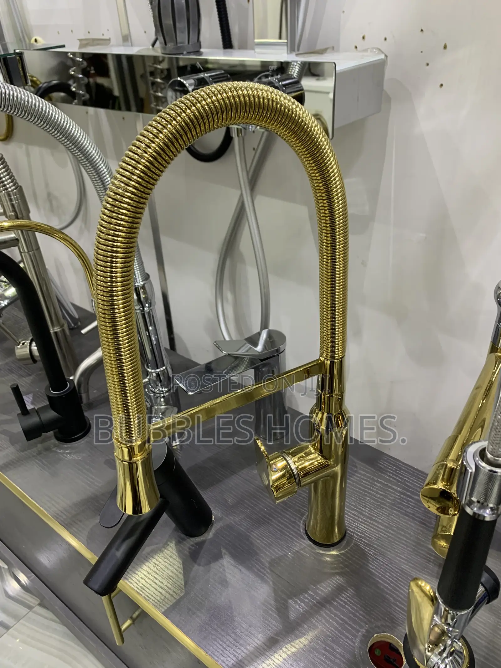 Gold Chain Mixer Tap
