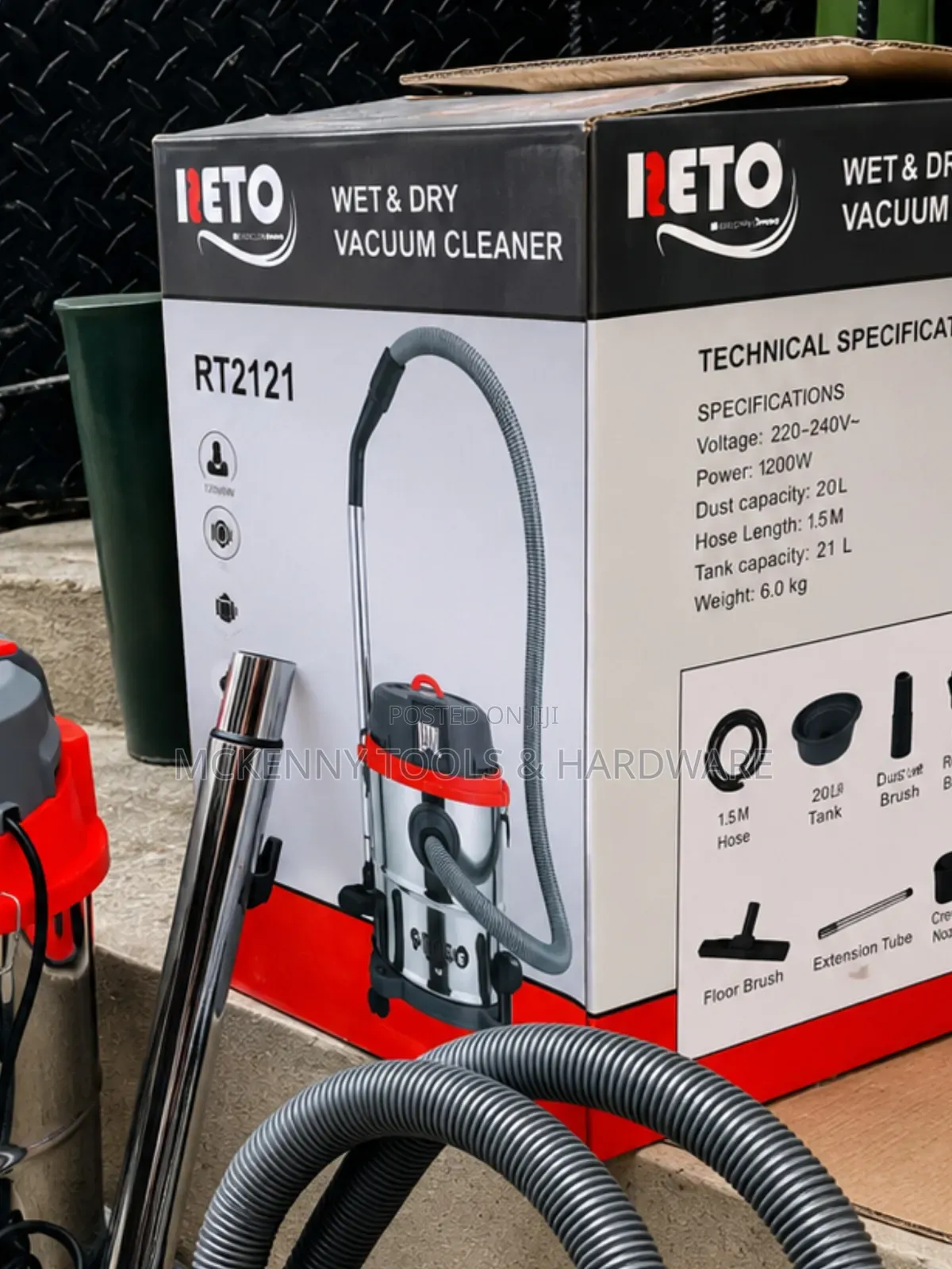 RETO RT2121 Wet & Dry Vacuum Cleaner.