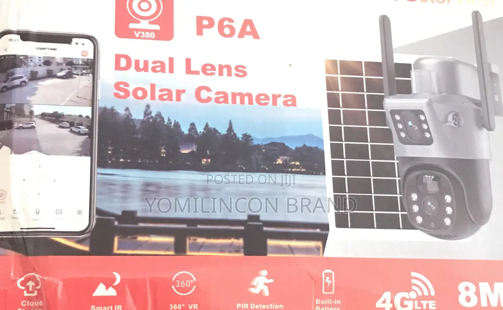 GMTech P6A Dual Lens Smart Solar Camera