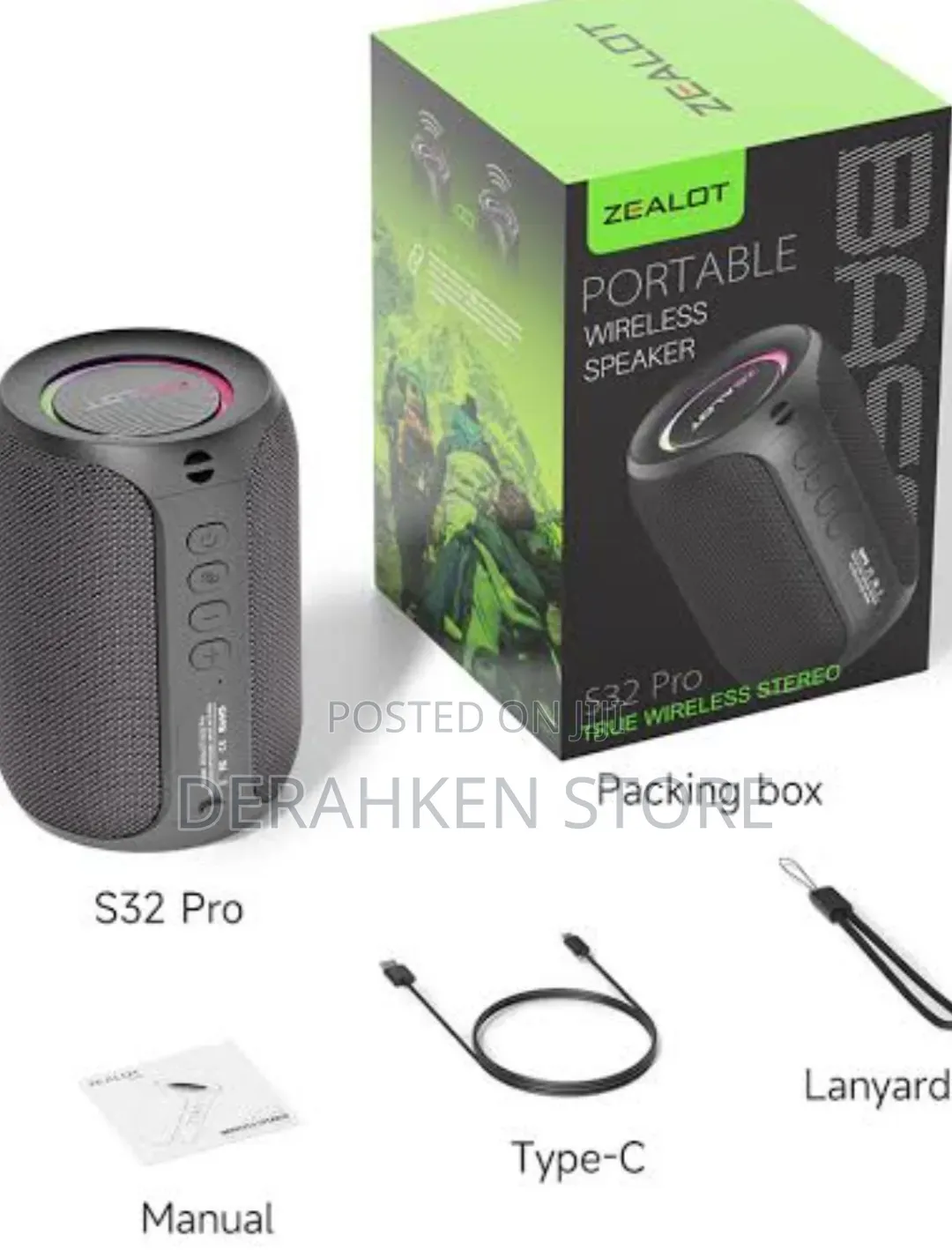 ZEALOT S32 Pro Portable Bluetooth Speaker