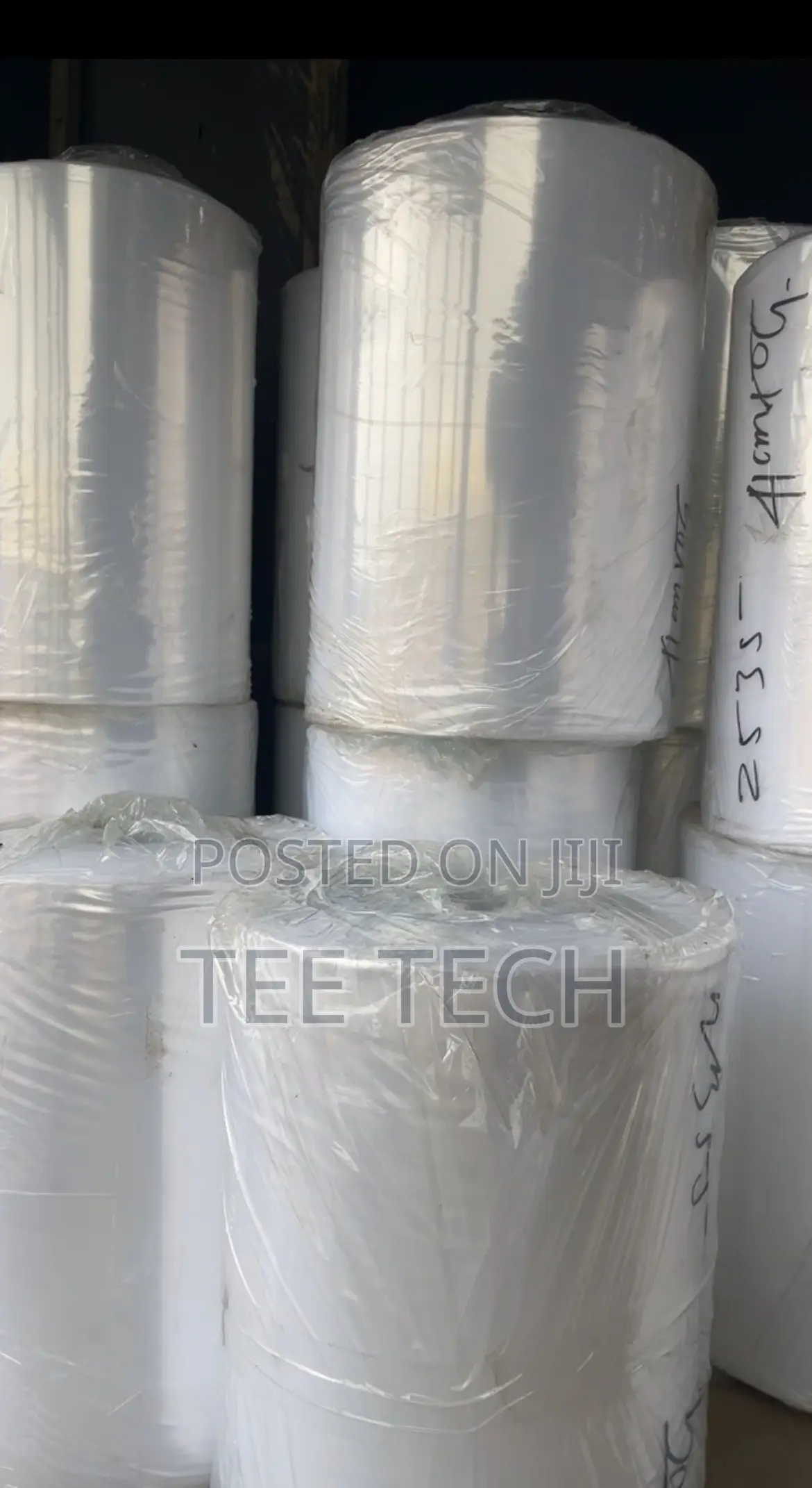 Shrink Wrapper Nylon for Table Water Packs. Pet Plastic Shrink Wrapper