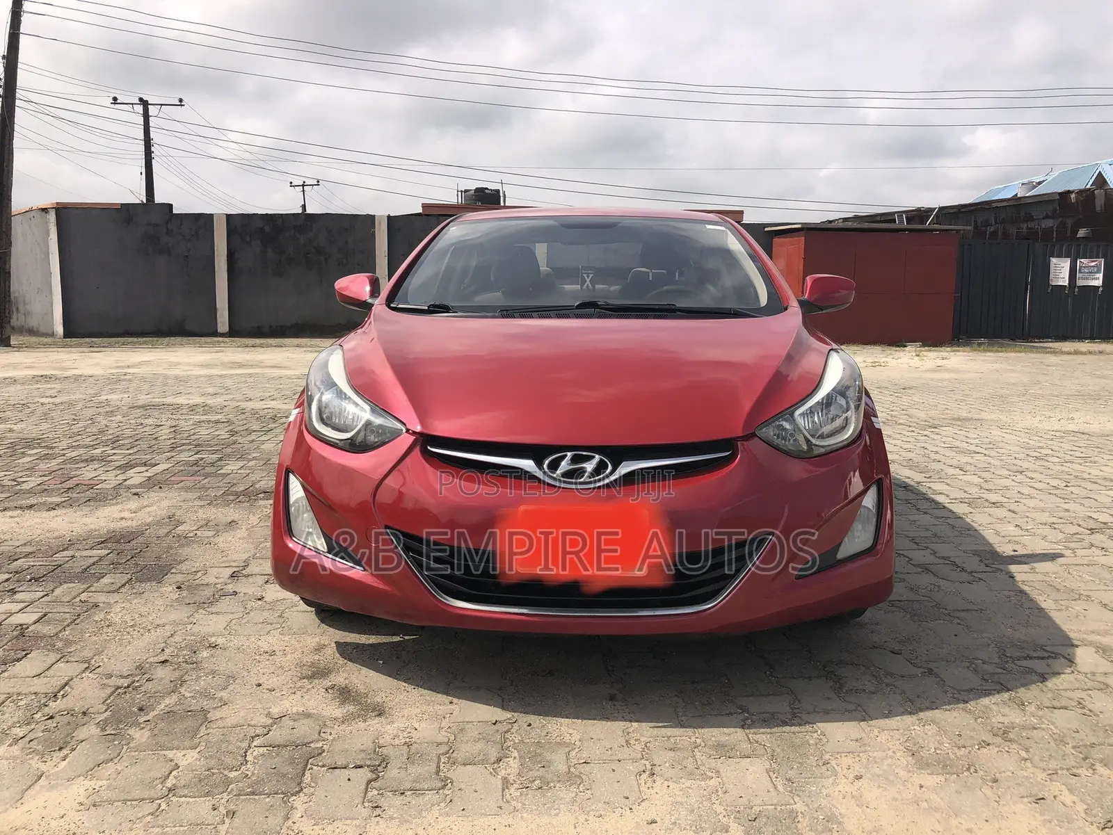 Hyundai Elantra 2015 Red