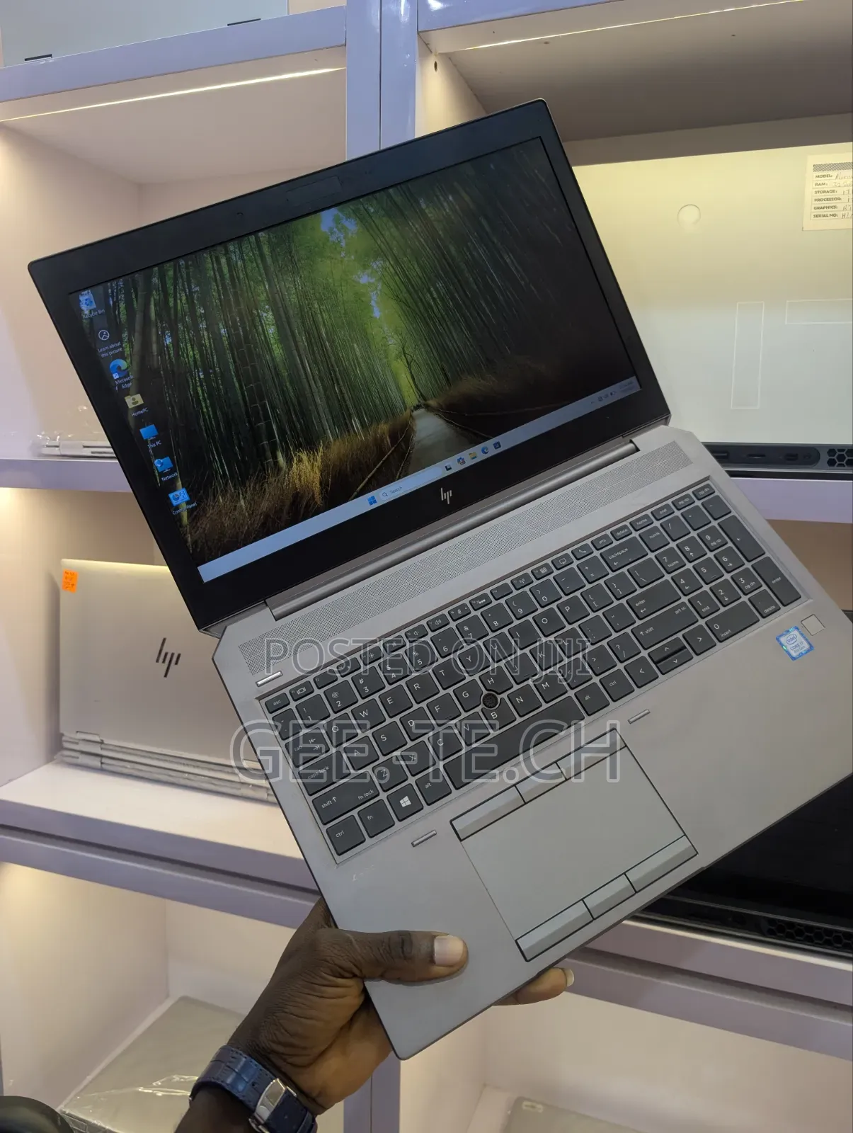 Laptop HP ZBook Studio G5 16GB Intel Core i7 SSD 256GB