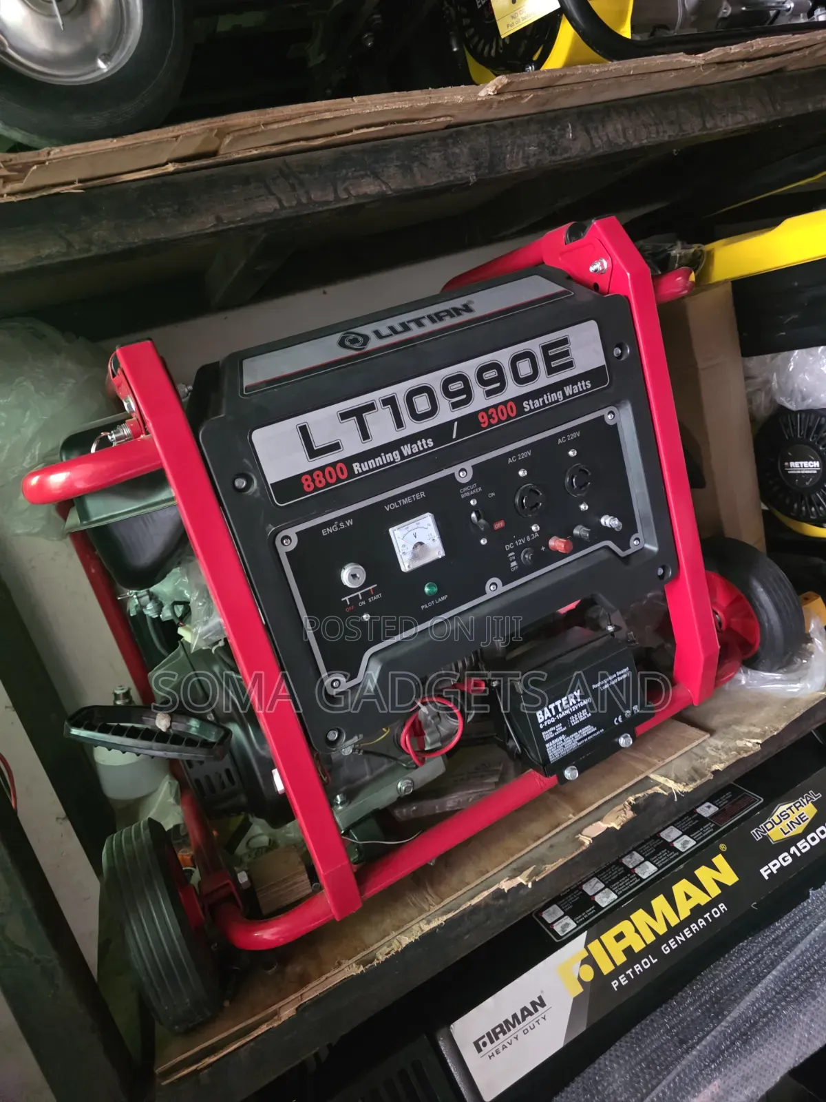 Original Lutian Petrol Gen Model Lt10990e2 100%copper Coil 9.5kva