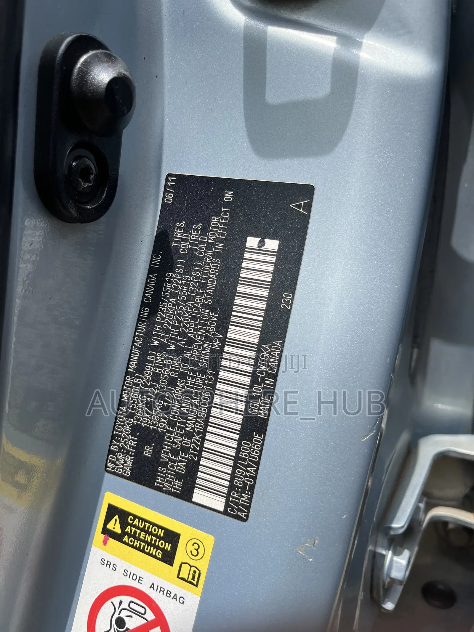 Lexus RX 350 2011 Blue