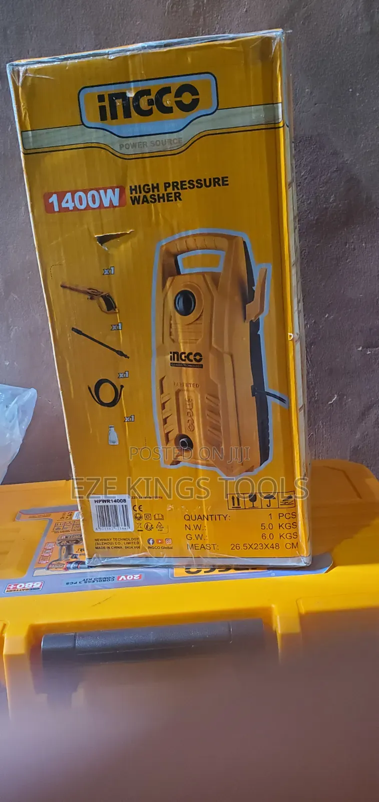 Ingco 1400W High Pressure Washer