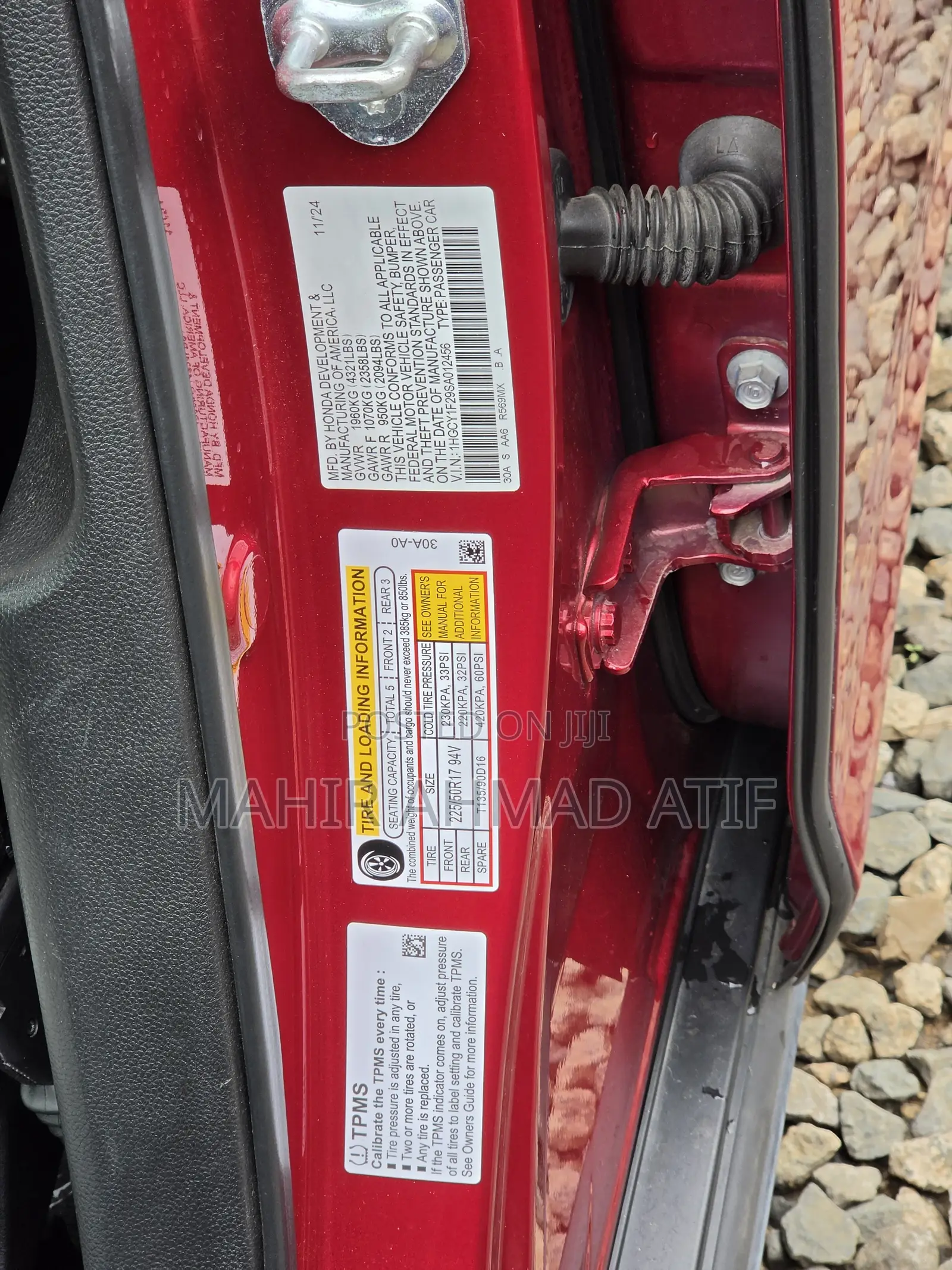 Honda Accord 2025 Red