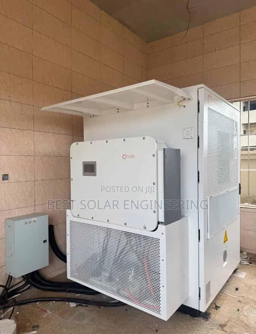 125kw Solis Inverter With 261kwh High Voltage Lithium Battery
