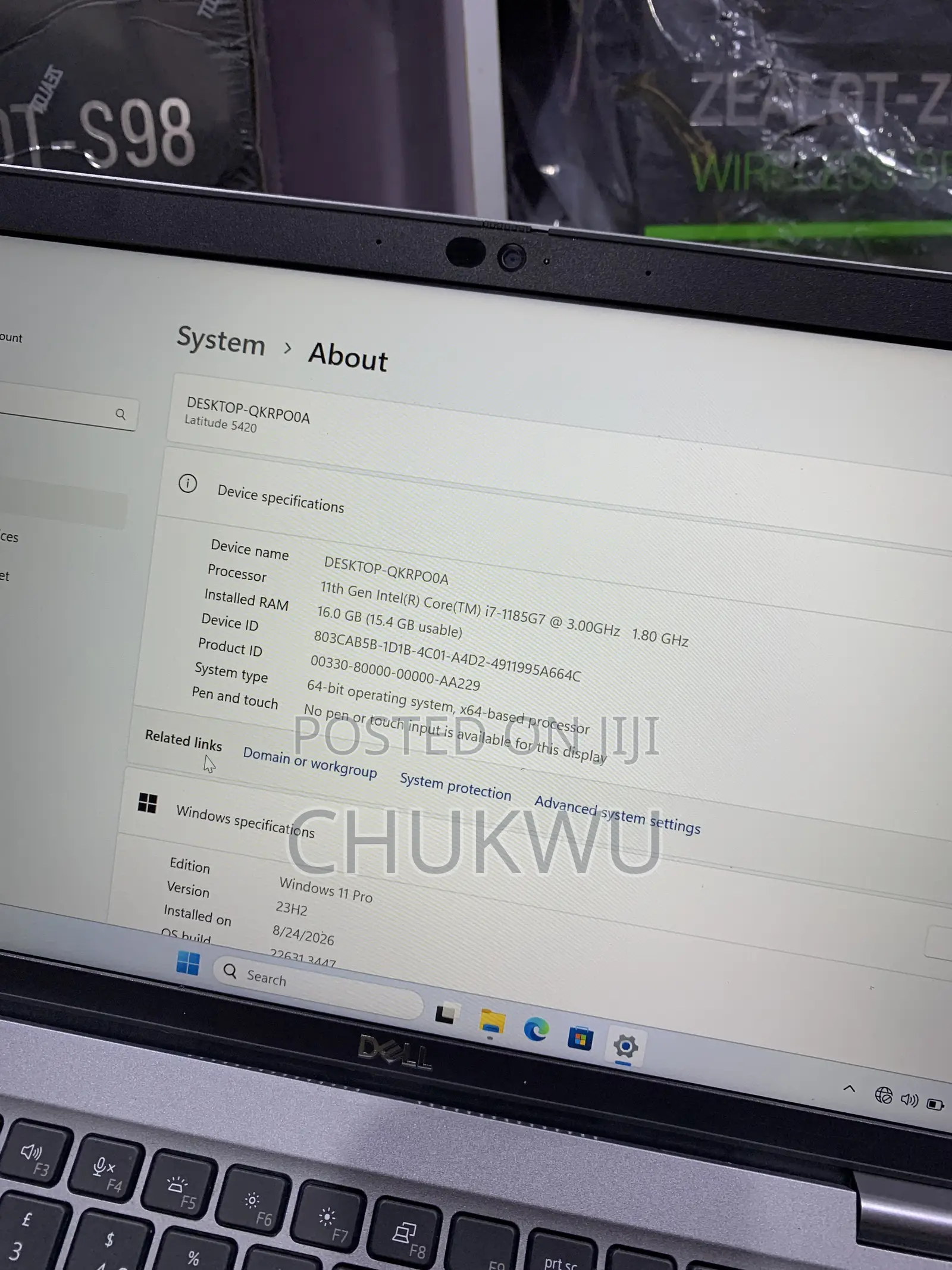 Laptop Dell Latitude 5420 16GB Intel Core i7 SSD 512GB