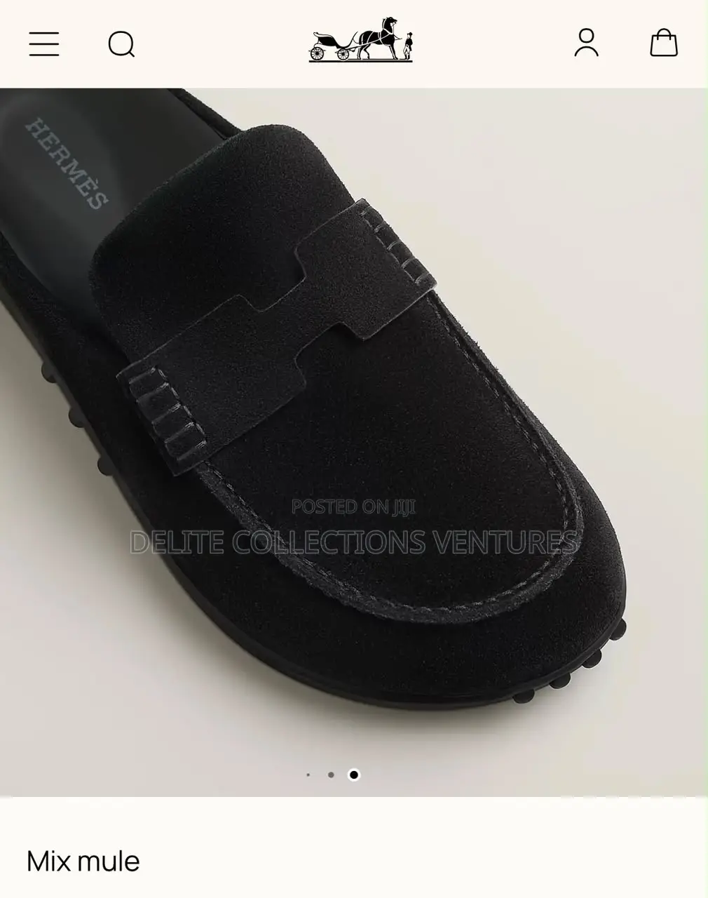 *Brand New Hermes Go Mules*