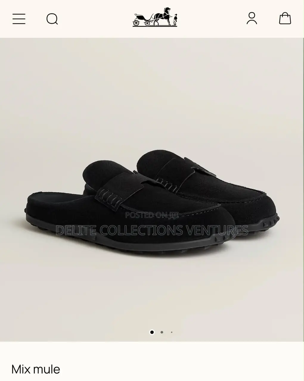 *Brand New Hermes Go Mules*