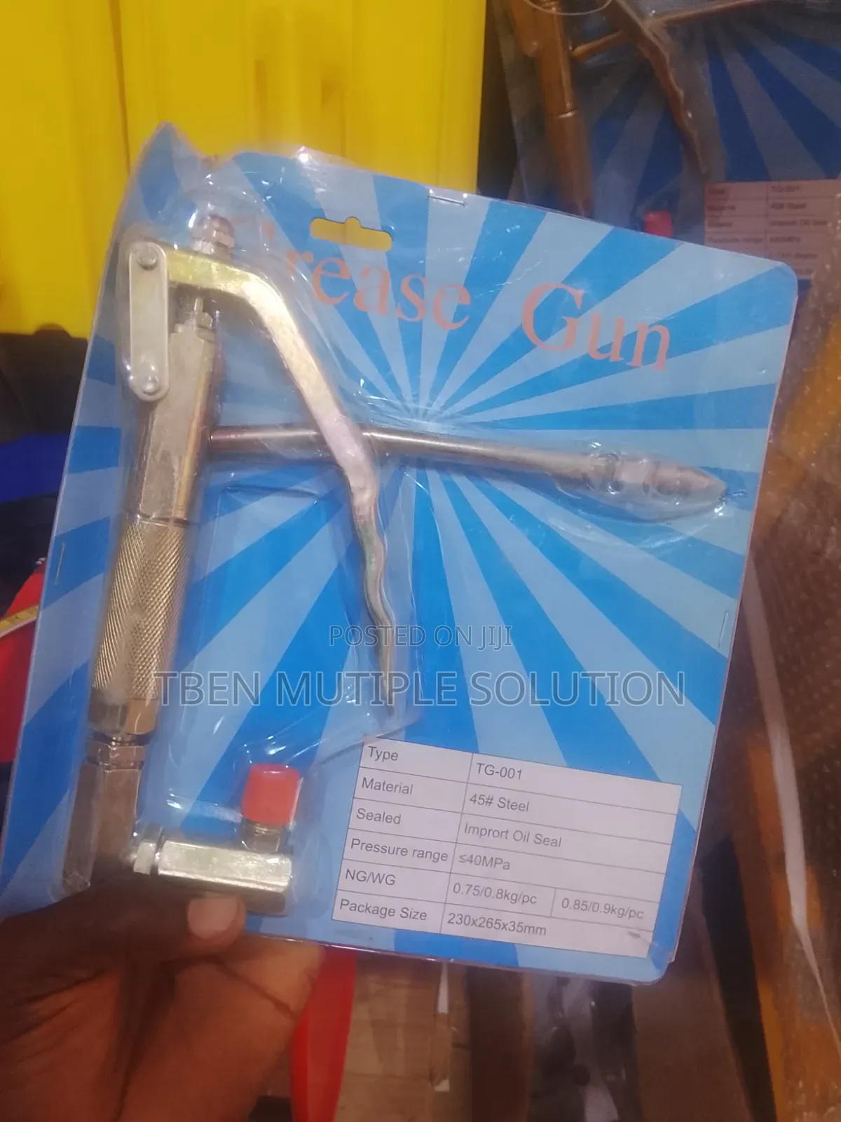 Manual Pistol-Grip Grease Gun Kit,