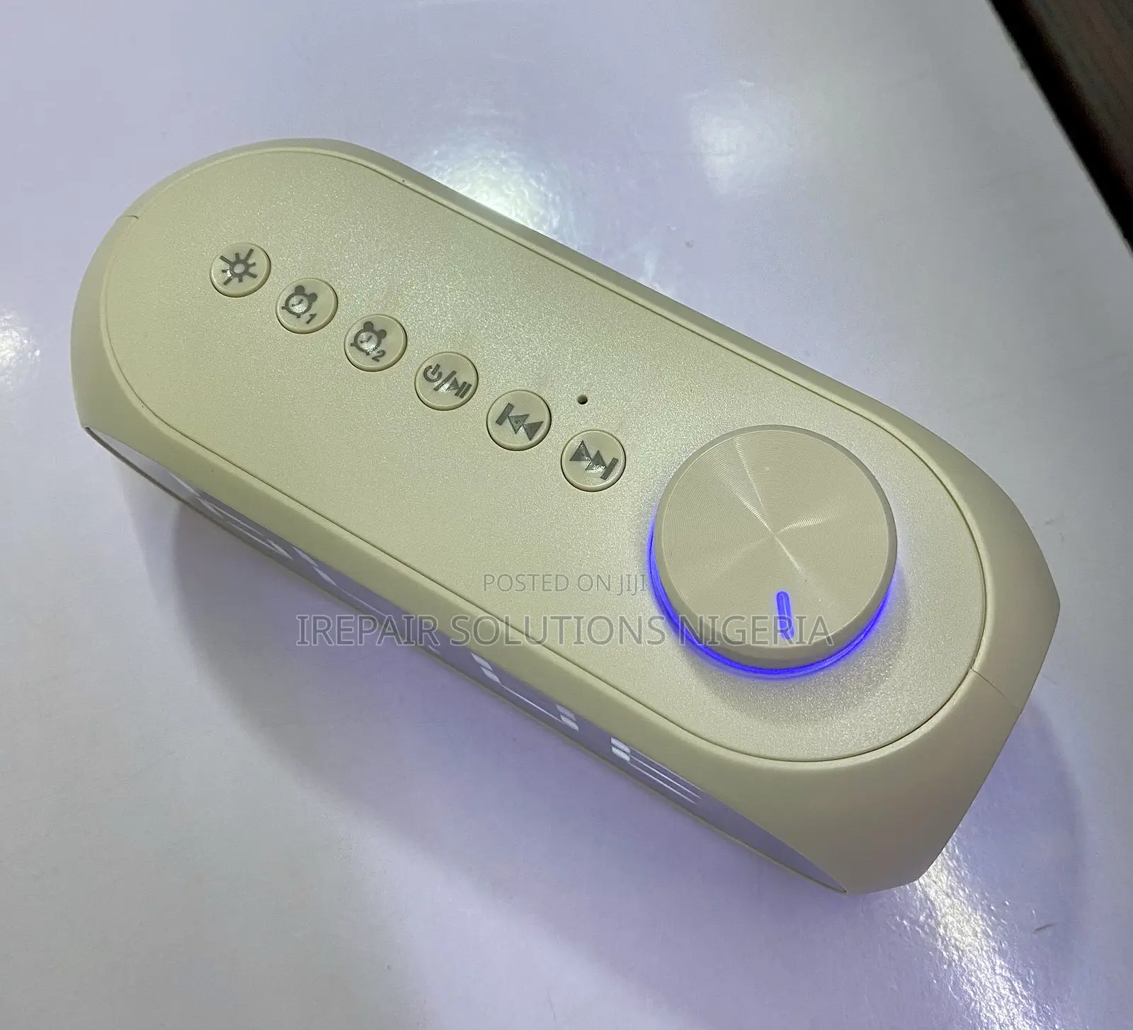 Smart RGB Bedside Table Speaker (Digital Clock + Alarm + FM Radio)