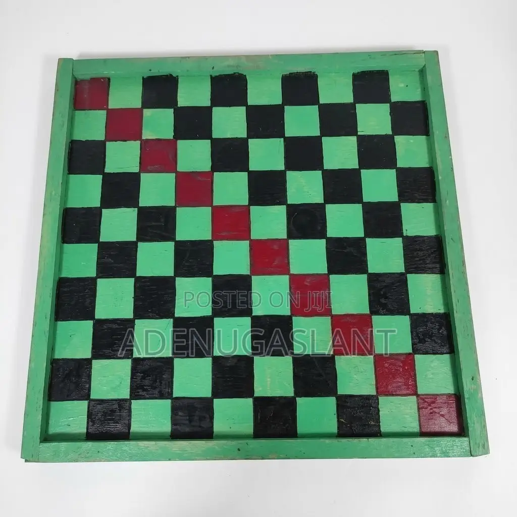 Wooden Draught Board Game