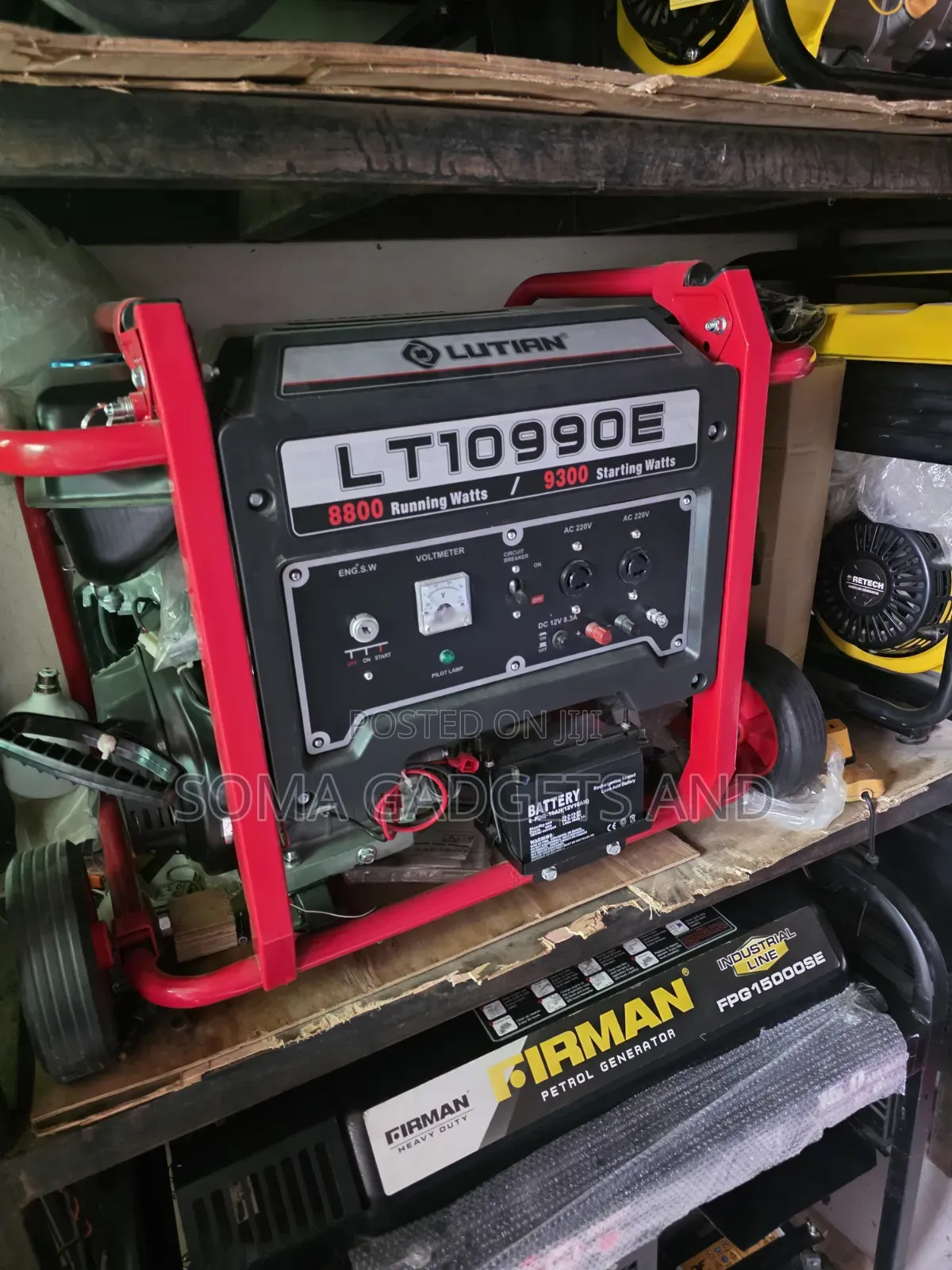 ♤♡super Quality Lutian Petrol Generator 9.5kva 100% Copper Coil