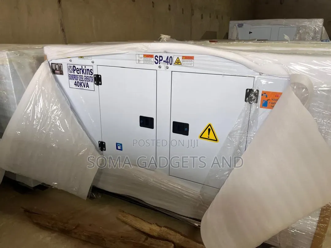 Sp40kva Brand New Perkins Diesel Soundproof Generator 2years Wty 100%