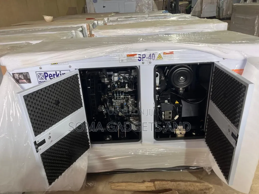 Sp40kva Brand New Perkins Diesel Soundproof Generator 2years Wty 100%