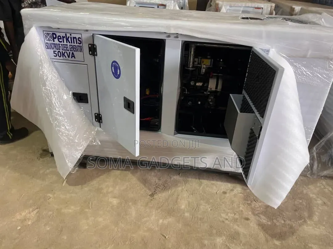 A Brand New Perkins Diesel Soundproof Gen Sp40kva 2years Wty 100%coppe