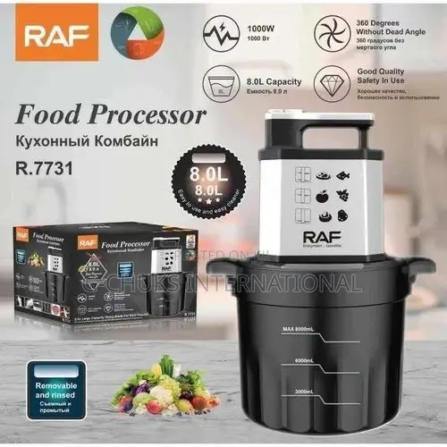 Raf Purpose 8l Food Processor Yam Pounder