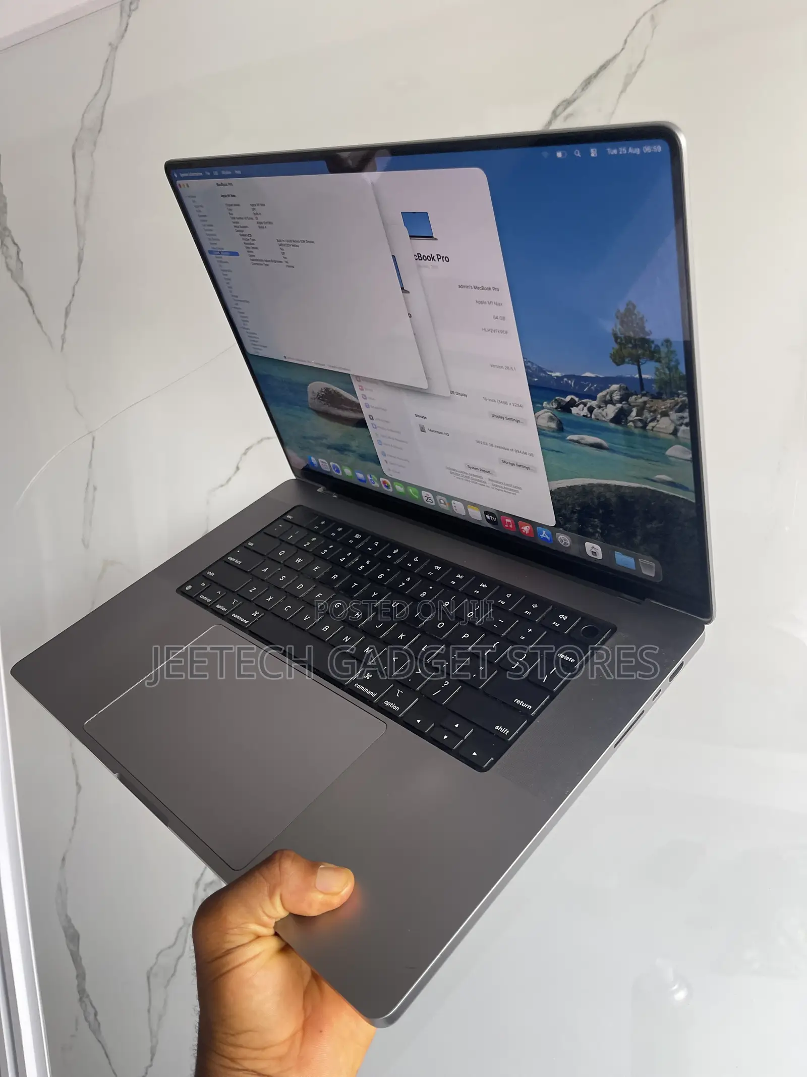Laptop Apple MacBook Pro 2021 M1 Max 64GB Apple M1 Max SSD 1T