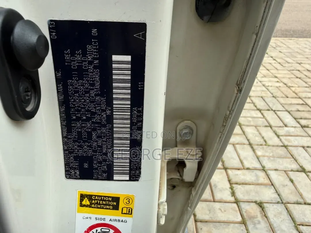 Toyota Highlander 2013 White