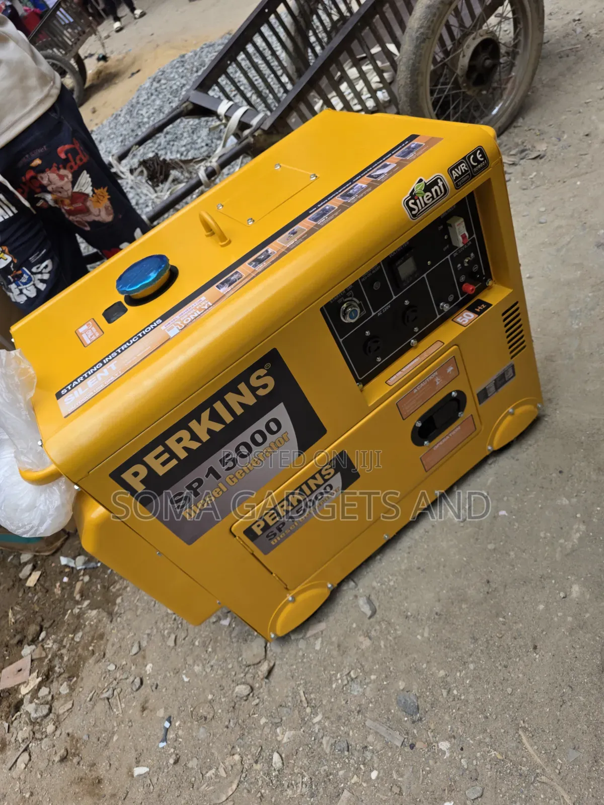 12.5kva Perkins Diesel Soundproof Generator 100% Copper Coil