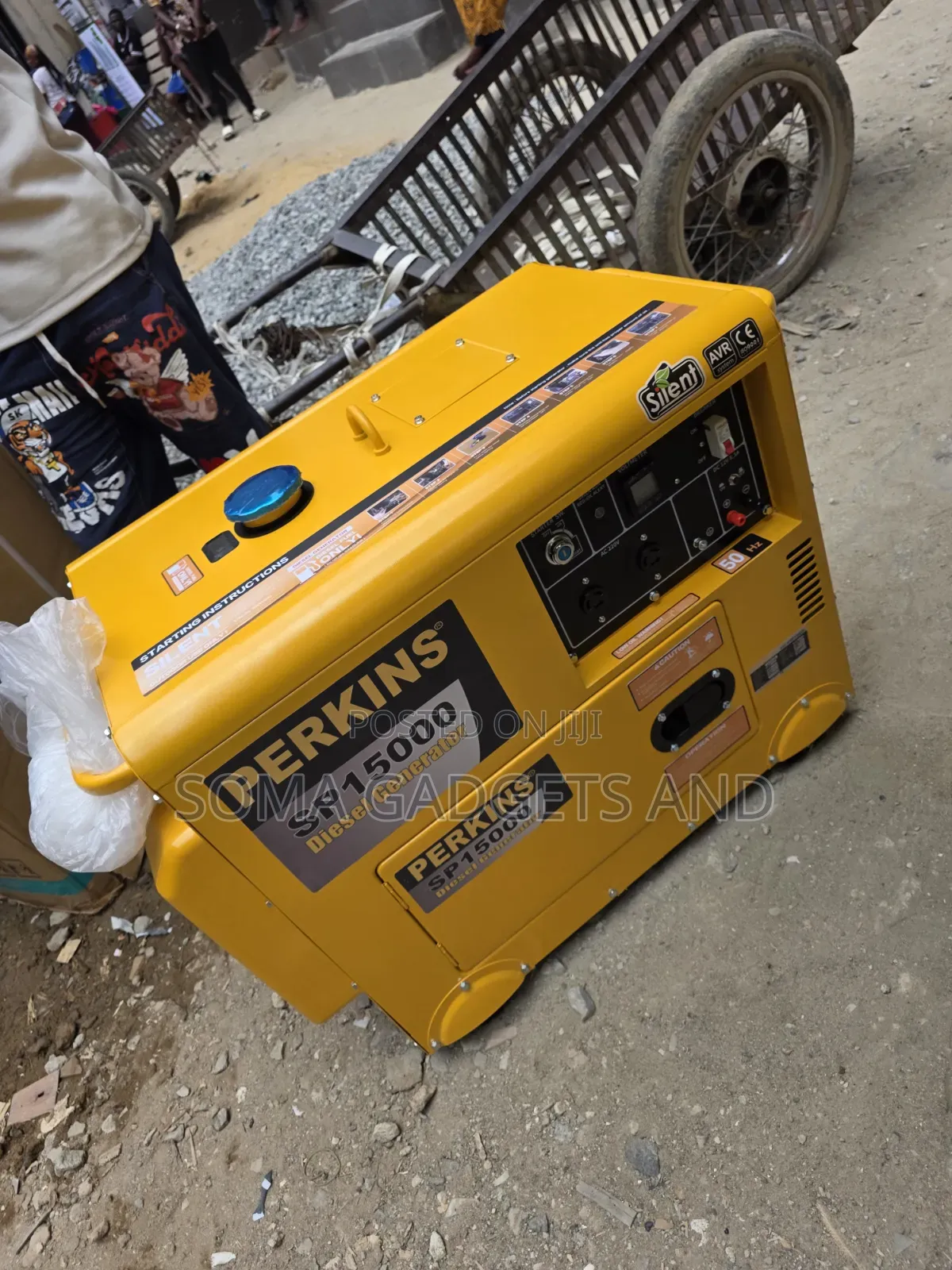 12.5kva Perkins Diesel Soundproof Generator 100% Copper Coil