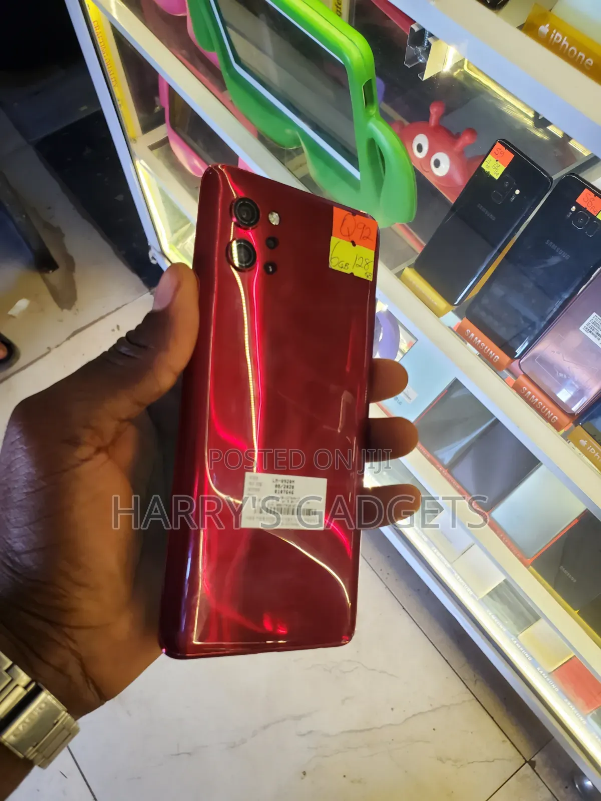 LG Q92 5G 128 GB Red