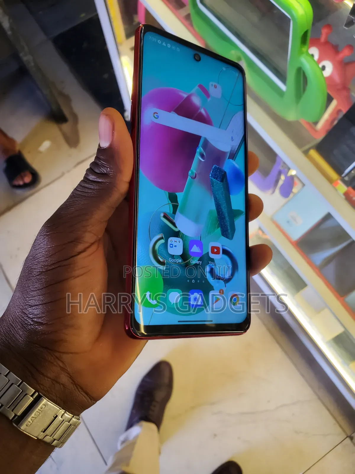 LG Q92 5G 128 GB Red