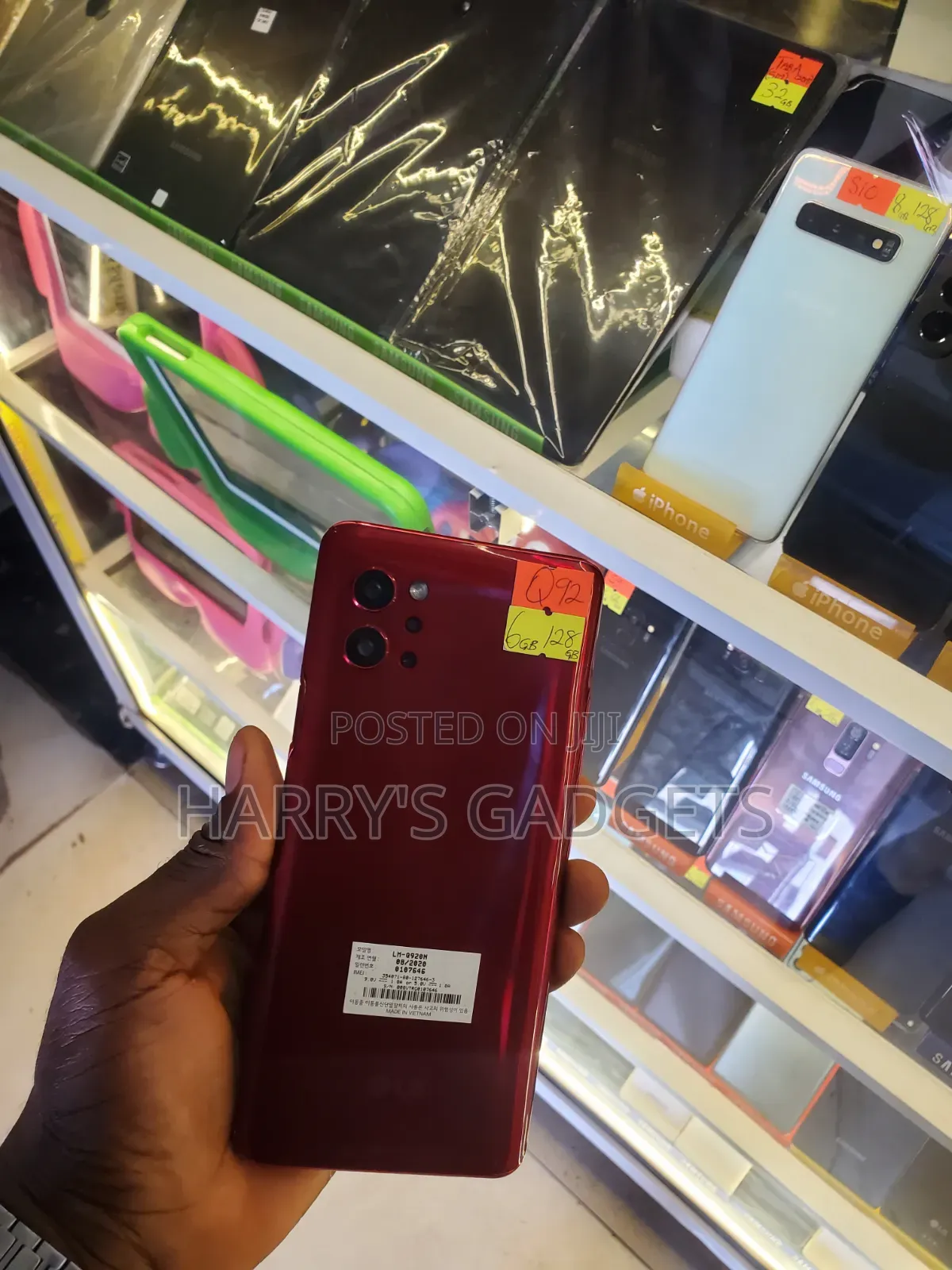 LG Q92 5G 128 GB Red