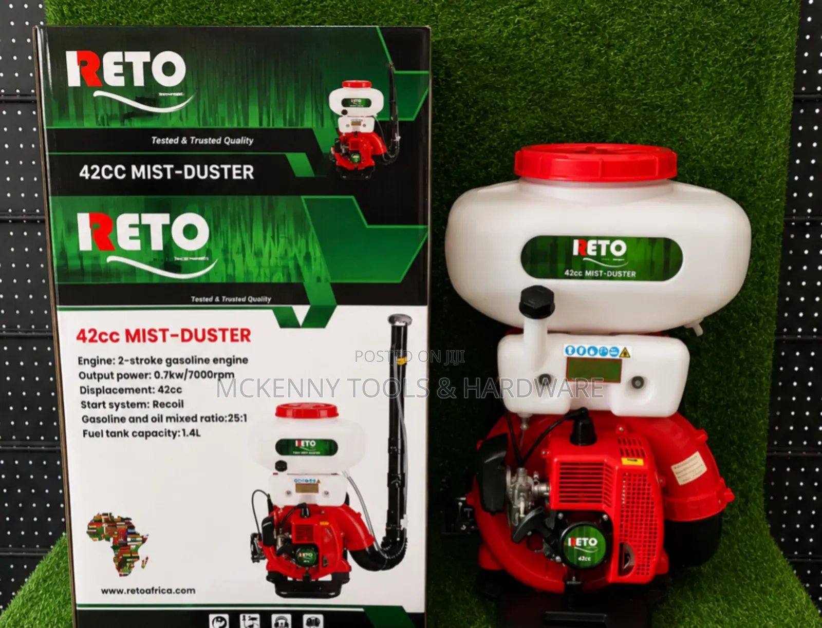 RETO 42CC Mist Duster | Motorized Knapsack Sprayer