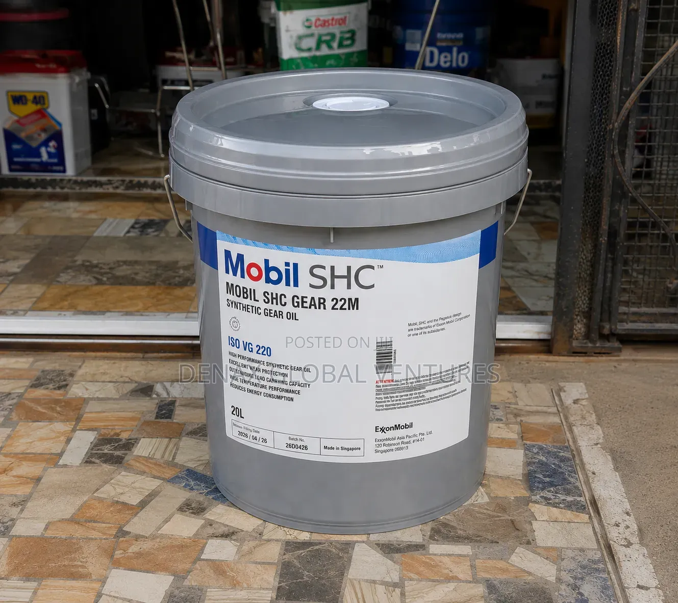Mobil SHC Gear 22M Synthetic Gear Oil 20L