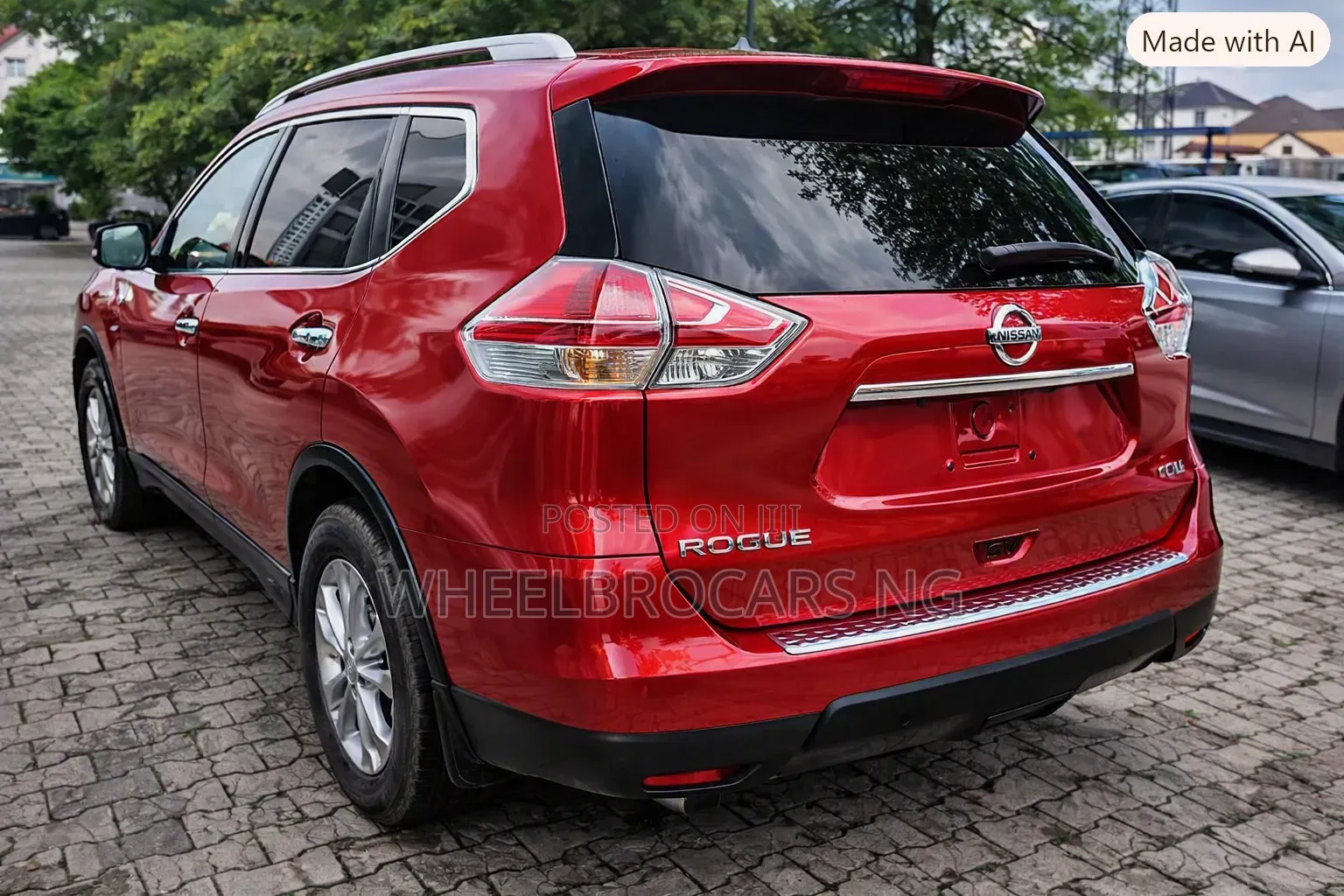 Nissan Rogue SV 4dr SUV AWD (2.5L 4cyl CVT) 2015 Red