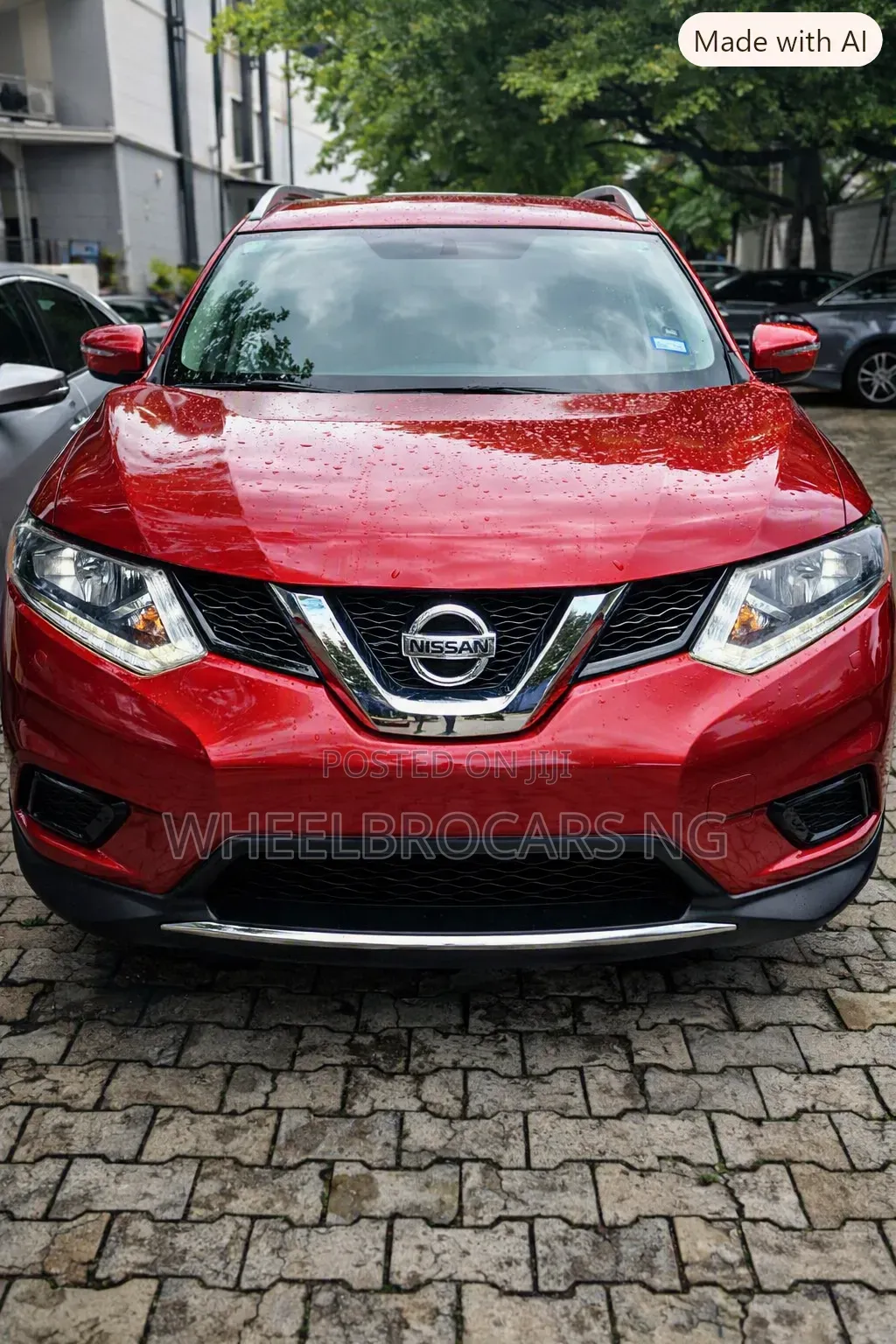 Nissan Rogue SV 4dr SUV AWD (2.5L 4cyl CVT) 2015 Red