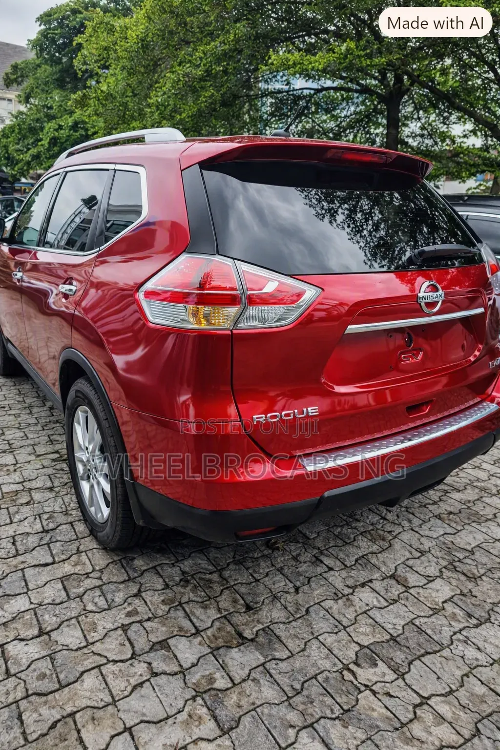 Nissan Rogue SV 4dr SUV AWD (2.5L 4cyl CVT) 2015 Red