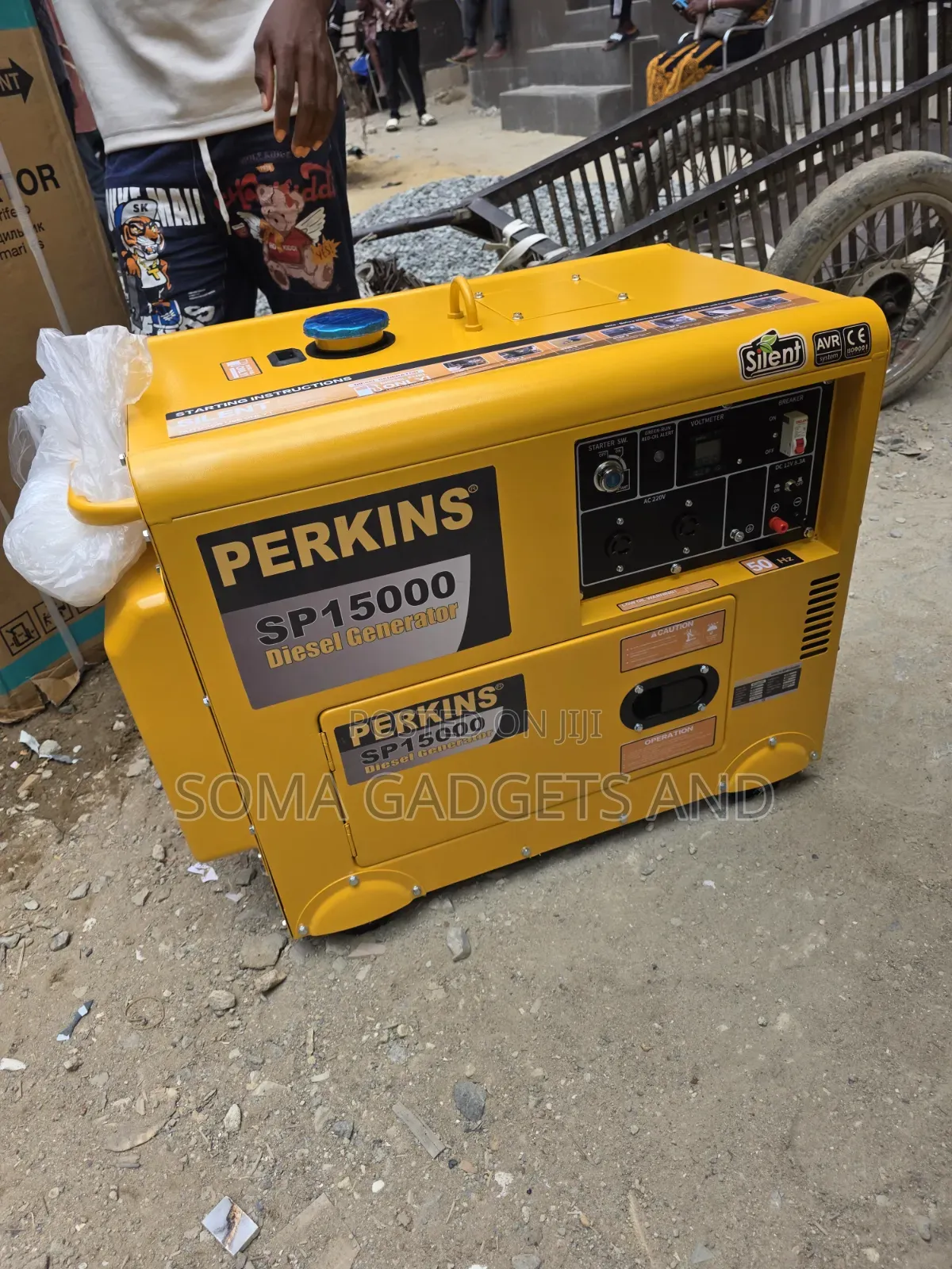 A Brand New Perkins Diesel Soundproof Gen 12.5kva 100%copper Coil