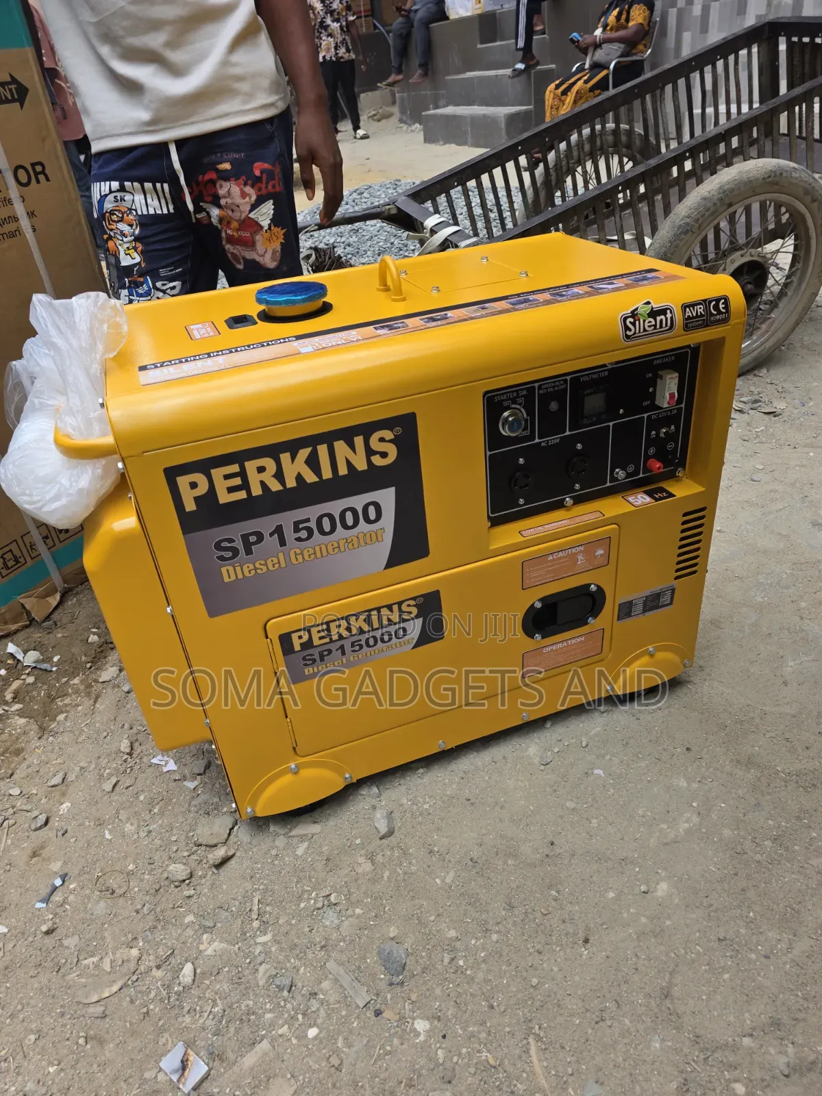 A Brand New Perkins Diesel Soundproof Gen 12.5kva 100%copper Coil