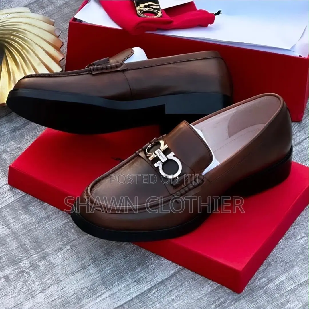 Salvatore Ferragamo Bit Leather Loafers