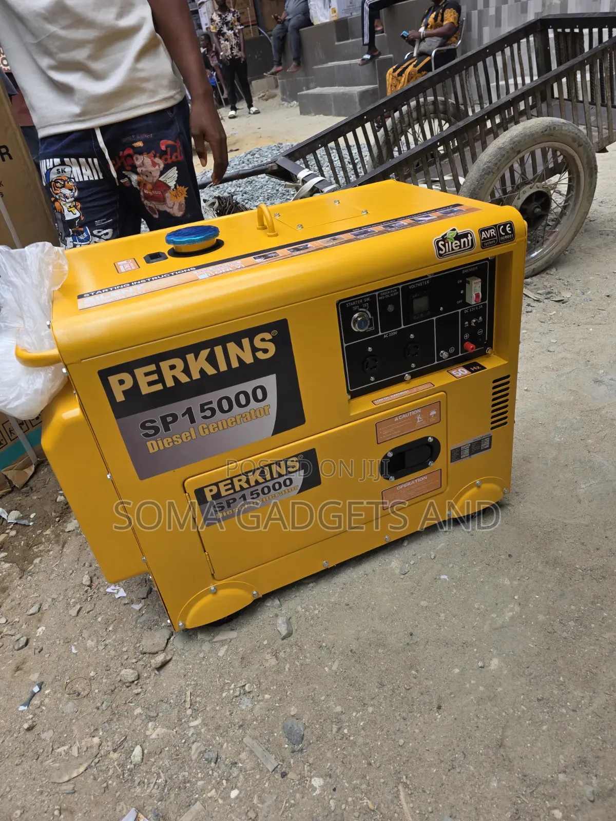 Heavy-Duty 12.5kva Perkins Diesel Soundproof Generator 1years Wty