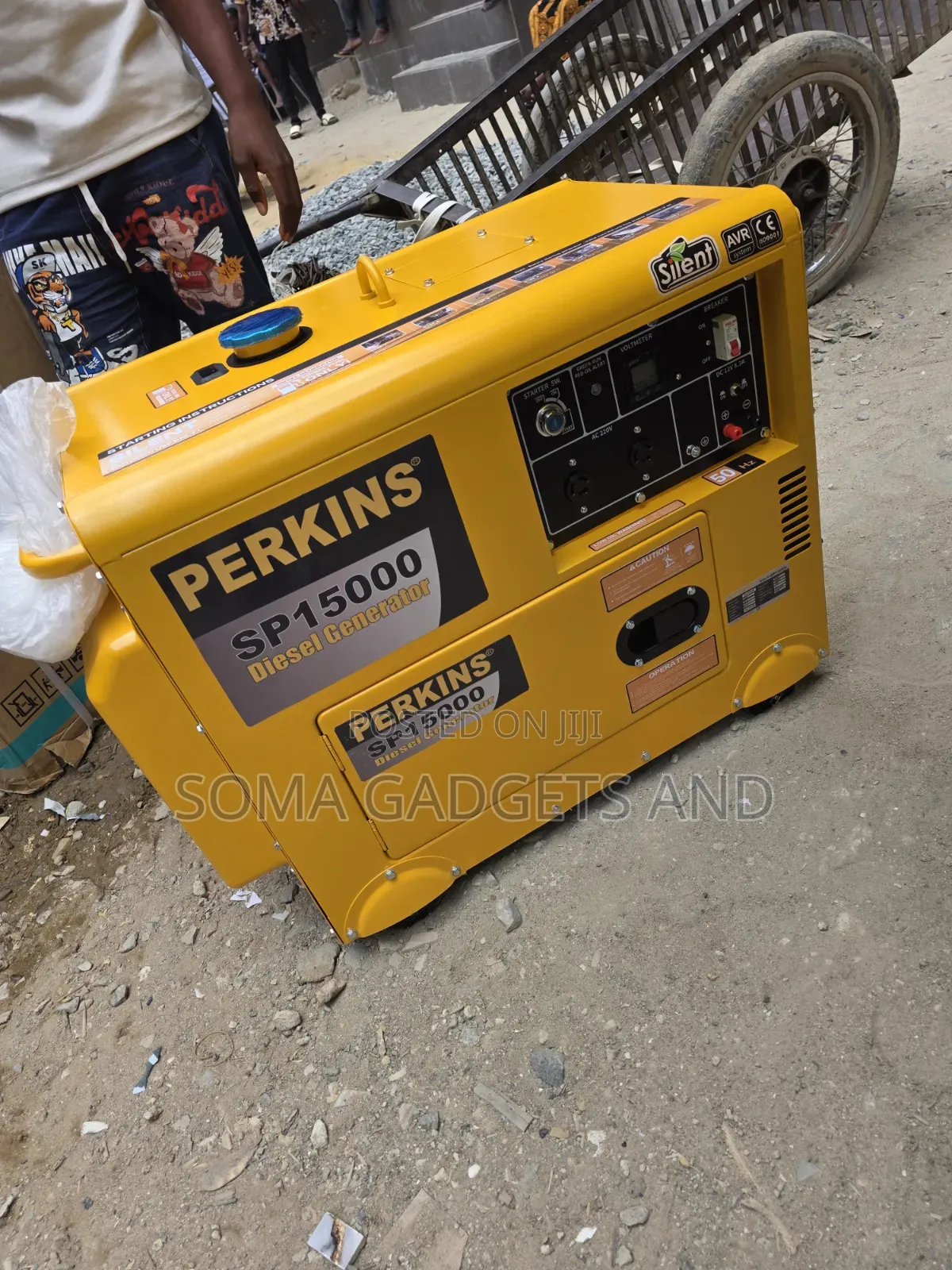 Heavy-Duty 12.5kva Perkins Diesel Soundproof Generator 1years Wty