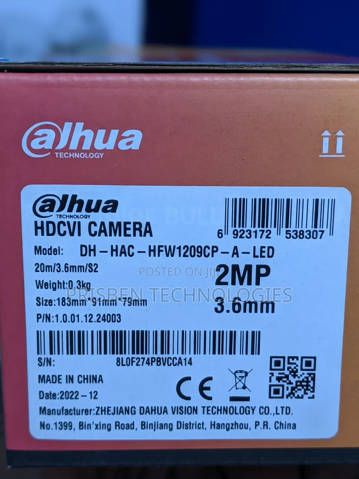 Dahua 2mp Full Color Analog Camera Mera