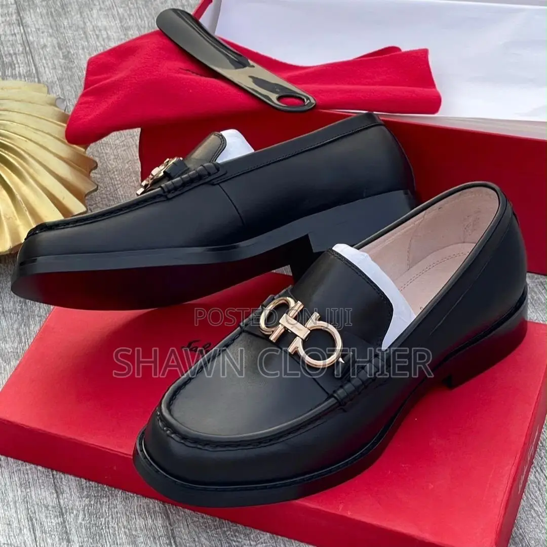 Salvatore Ferragamo Bit Leather Loafers