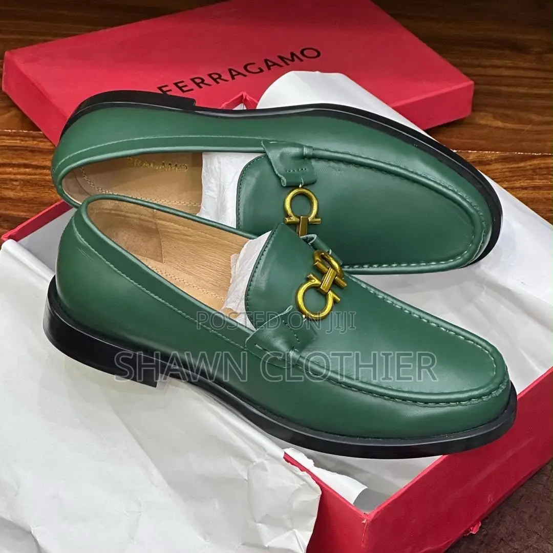 Salvatore Ferragamo Bit Leather Loafers