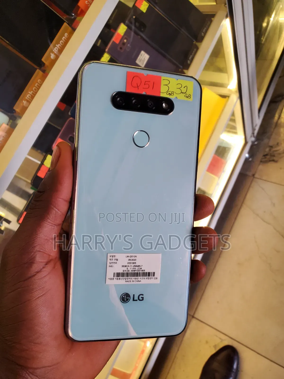 LG Q51 32 GB White