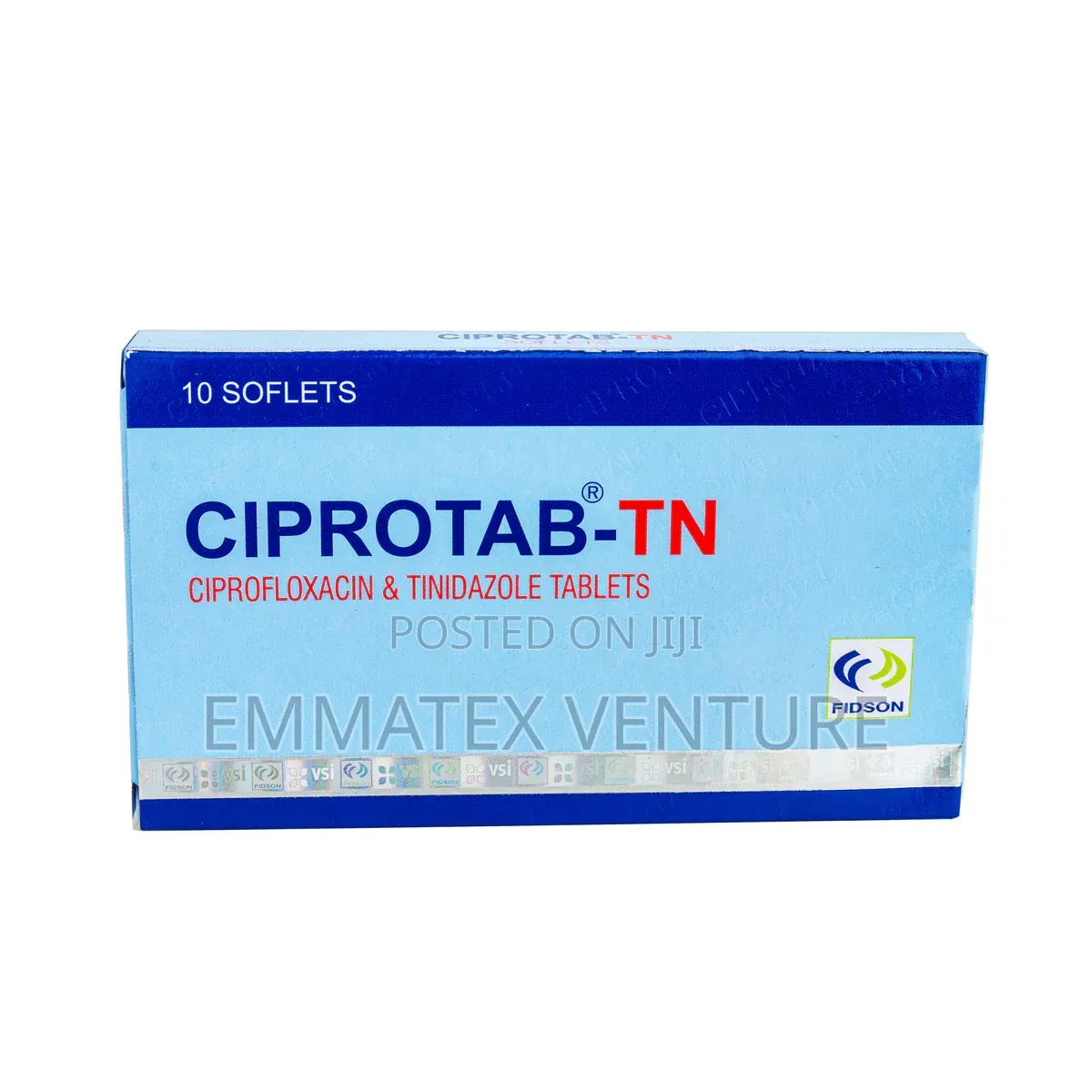 Ciprotab TN Tablet (Cipro+Tinidazole) X10