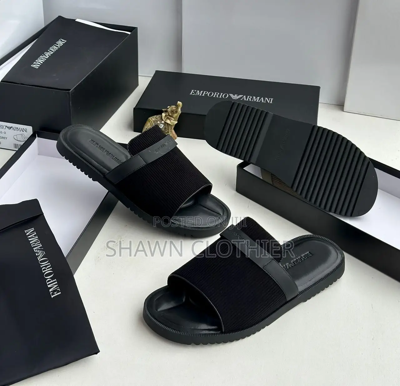 Emporio Armani Luxury Slippers